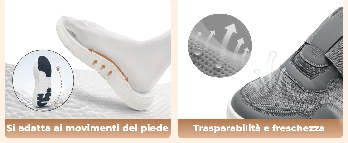 Strappo Comfort: materiali e struttura della scarpa